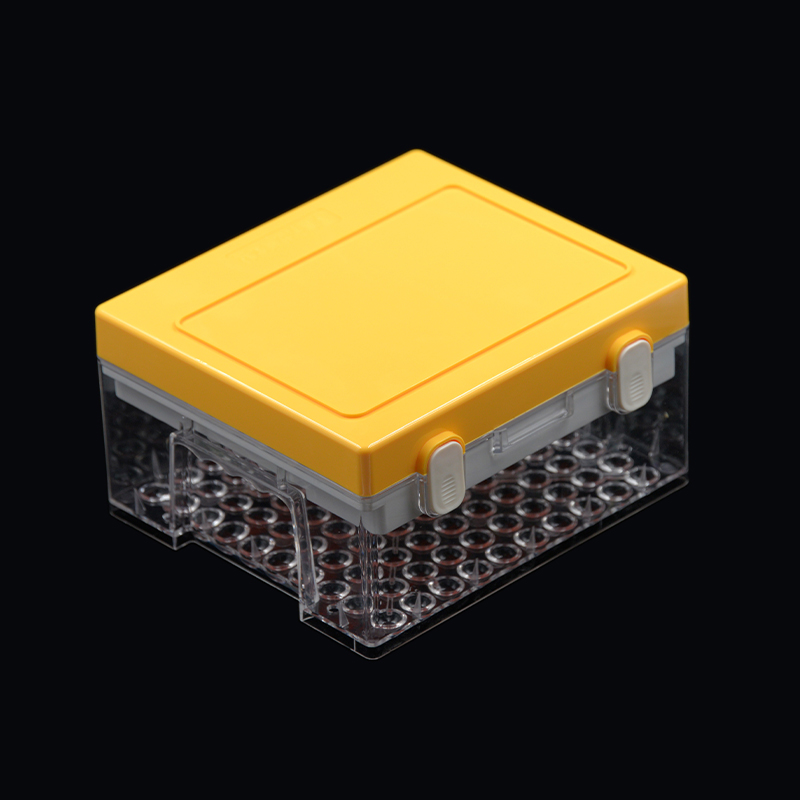 标本封存冷藏盒（安全帽密封）100孔（适用体管13×100mm）